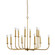 Breck 12 Light Chandelier in Antique Brass (314|89343)