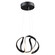 Mira LED Pendant in Black (78|AC7637BK)