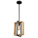 Perris One Light Pendant in Black (78|AC11711BK)