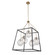 Bridgetown Five Light Chandelier in Black & Harvest Brass (78|AC11605VB)