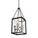 Vineyard Four Light Chandelier in Black & Chrome (78|AC10064BC)