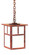 Mission One Light Pendant in Rustic Brown (37|MH-10TWO-RB)