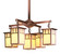 Huntington Five Light Chandelier in Rustic Brown (37|HCH-4L/4-1ACS-RB)