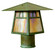 Carmel One Light Post Mount in Antique Brass (37|CP-8TCS-AB)
