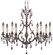 Chateau Eight Light Island Pendant in French Gold Glossy (183|IL9671-2-ATK-03G-ST)
