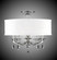 Kensington Five Light Flush Mount in Polished Nickel (183|FM5494-O-38G-ST-PG)