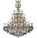 Elise 60 Light Chandelier in Polished Brass w/Black Inlay (183|CH9326-A-12G-ST)