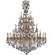 Elise 55 Light Chandelier in Polished Brass w/Umber Inlay (183|CH9325-O-01G-ST)