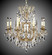 Parisian 12 Light Chandelier in Aged Bronze satin (183|CH7031-OLN-13S-ST)