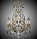 Parisian Six Light Chandelier in Polished Brass w/Black Inlay (183|CH7016-B-12G-PI)