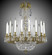 Finisterra 18 Light Chandelier in Polished Brass w/Black Inlay (183|CH2343-P-12G-PI)