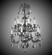 Finisterra Ten Light Chandelier in Polished Brass w/Umber Inlay (183|CH2006-O-01G-ST)