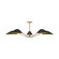 Oscar Five Light Pendant in Aged Gold/Matte Black (452|PD550545MBAG)