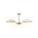 Oscar Three Light Pendant in Aged Gold/White (452|PD550336WHAG)