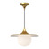 Fuji One Light Pendant in Brushed Gold/Opal Matte Glass (452|PD525216BGOP)