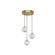 Marni LED Pendant in Natural Brass (452|MP321203NB)