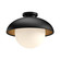 Rubio One Light Flush Mount in Matte Black/Opal Matte Glass (452|FM522012MBOP)