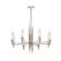 Torres Eight Light Chandelier in Polished Nickel/Ribbed Glass (452|CH335836PNCR)