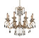 Valencia Eight Light Chandelier in Brushed Champagne Gold (238|031651-038-FR001)