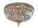 Lemire Four Light Flush Mount in Antique Gold (238|025941-031-FR001)