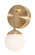 Pearl LED Wall Sconce in Satin Brass (162|PRLS0409L30D1SB)