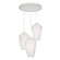 Lola Three Light Pendant in White (162|LOLP11WHRND3)