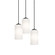 Leo Three Light Pendant in Black (162|LEOP04MBBKRND3)