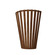 Slatted One Light Wall Lamp in Imbuia (486|456.06)