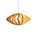 Clean One Light Pendant in Teak (486|1244.12)