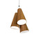 Conical Three Light Pendant in Teak (486|1234.12)