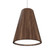 Conical LED Pendant in American Walnut (486|1130LED.18)