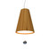 Conical LED Pendant in Teak (486|1130CLED.12)