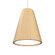 Conical One Light Pendant in Maple (486|1130.34)