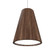 Conical One Light Pendant in American Walnut (486|1130.18)