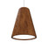 Conical One Light Pendant in Imbuia (486|1130.06)