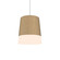 Conical LED Pendant in Maple (486|1100LED.34)