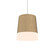Conical One Light Pendant in Maple (486|1100.34)