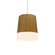Conical One Light Pendant in Louro Freijo (486|1100.09)