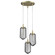 Reece Three Light Chandelier in Aged Brass (106|IN31501AB)