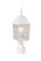 Nautica One Light Post Mount in Textured White (106|5307TW)