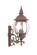 Chateau Four Light Wall Sconce in Burled Walnut (106|5153BW)