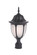 Suffolk One Light Post Mount in Matte Black (106|5067BK/FR)