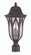 Milano Three Light Post Mount in Architectural Bronze (106|39817ABZ)