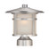 Phoenix One Light Post Mount in Brushed Silver (106|39107BS)
