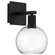 Port Nine Burgundy LED Wall Sconce in Matte Black (18|63145LEDD-MBL/CLR)