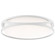 Lucia LED Flush Mount in White (18|49991LEDD-WH/ACR)