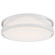 Lucia LED Flush Mount in White (18|49990LEDD-WH/ACR)