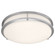 Solero II LED Flush Mount in Brushed Steel (18|20503LEDD-BS/ACR)