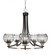 Paramount Five Light Chandelier in Matte Black & Brushed Nickel (200|3405-MBBN-5110)