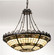 Shell And Ribbon Four Light Pendant in Timeless Bronze (57|79899)